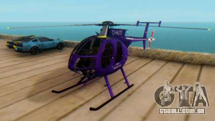 O MD500E helicóptero v1 para GTA San Andreas