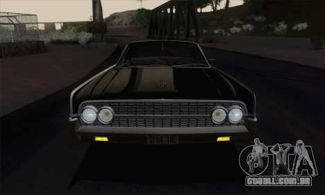 Lincoln Continental Sedan (53А) 1962 para GTA San Andreas