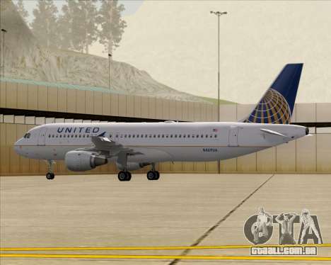 Airbus A320-232 United Airlines para GTA San Andreas