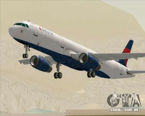 Airbus A321-200 Delta Air Lines para GTA San Andreas