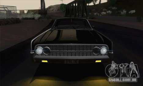 Lincoln Continental Sedan (53А) 1962 para GTA San Andreas