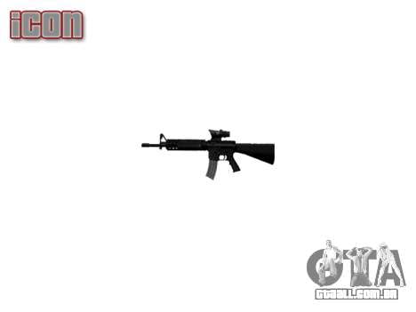 Rifle M16A4 ACOG para GTA 4