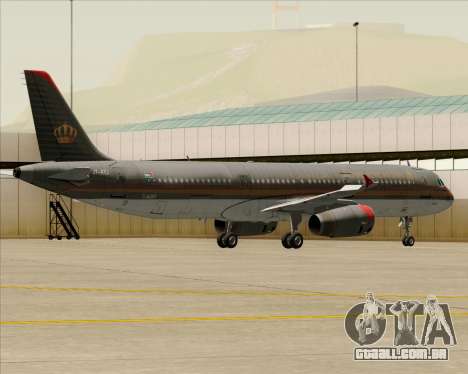 Airbus A321-200 Royal Jordanian Airlines para GTA San Andreas
