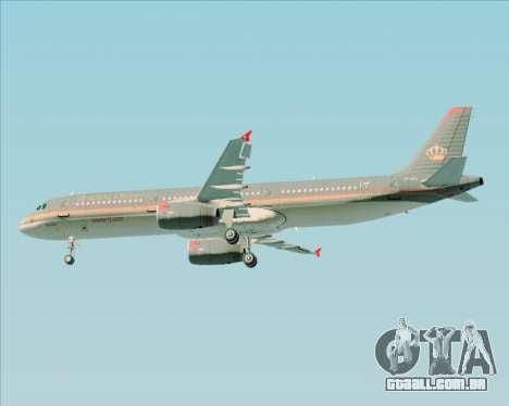 Airbus A321-200 Royal Jordanian Airlines para GTA San Andreas