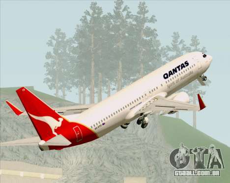 Boeing 737-838 Qantas (Old Colors) para GTA San Andreas