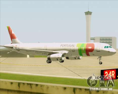 Airbus A321-200 TAP Portugal para GTA San Andreas