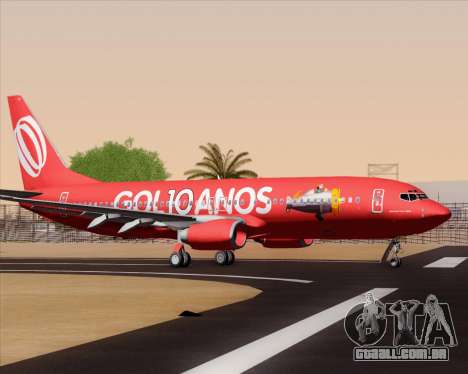 O Boeing 737-800 da Gol Transportes Aéreos para GTA San Andreas