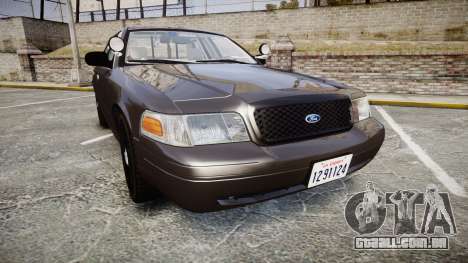 Ford Crown Victoria LASD [ELS] Unmarked para GTA 4