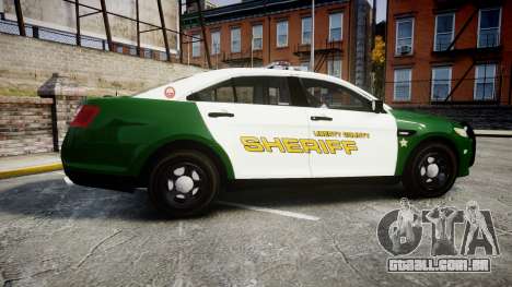 Ford Taurus 2014 Liberty City Sheriff [ELS] para GTA 4