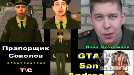 O Tenente Sokolov para GTA San Andreas