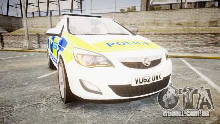 Vauxhall Astra Estate Metropolitan Police [ELS] para GTA 4