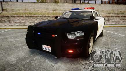 GTA V Bravado Buffalo LS Sheriff Black [ELS] para GTA 4