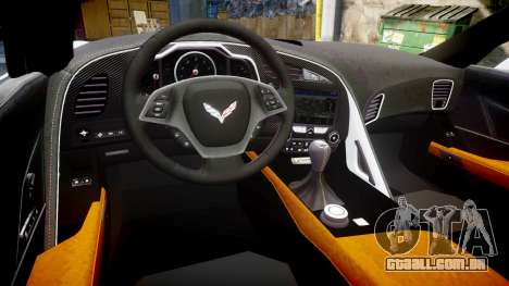 Chevrolet Corvette Z06 2015 TireMi1 para GTA 4