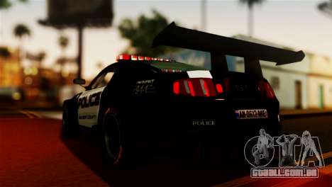 Ford Mustang GT-R Police para GTA San Andreas
