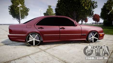 Mercedes-Benz W210 E55 2000 AMG Vossen VVS CV3 para GTA 4