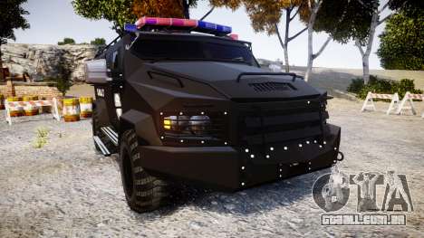 SWAT Van Metro Police [ELS] para GTA 4
