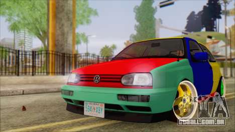 Volkswagen Golf Mk3 Harlequin Design para GTA San Andreas