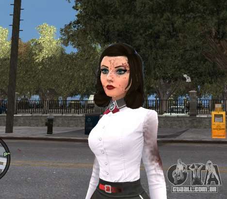 Elizabeth, de Bioshock Infinite: o Enterro No Ma para GTA 4