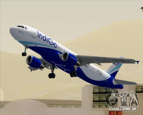 Airbus A320-200 IndiGo para GTA San Andreas