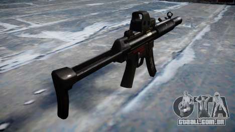 Arma MP5SD EOTHS FS b-alvo para GTA 4