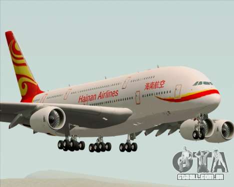 Airbus A380-800 Hainan Airlines para GTA San Andreas