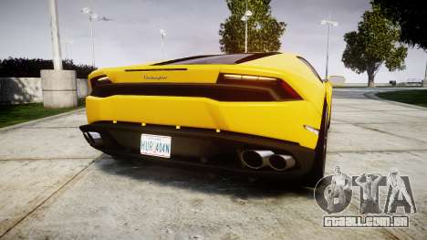 Lamborghini Huracan LP610-4 para GTA 4