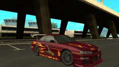Nissan 200SX FnF1 (Letty car) para GTA San Andreas