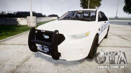 Ford Taurus 2014 [ELS] Liberty County Sheriff para GTA 4