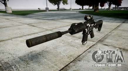 Автомат P416 ACOG silenciador PJ3 alvo para GTA 4