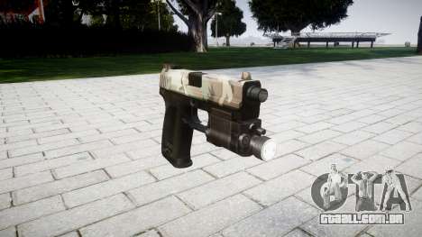 Pistola HK USP 45 floresta para GTA 4