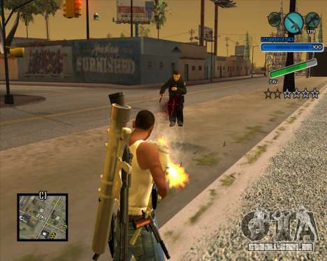 Excelente C-HUD para GTA San Andreas