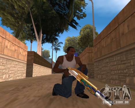 Graffity Weapons para GTA San Andreas