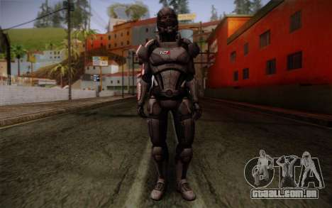 Shepard Default N7 from Mass Effect 3 para GTA San Andreas