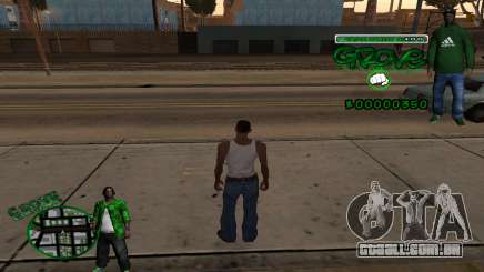 C-HUD Groove para GTA San Andreas