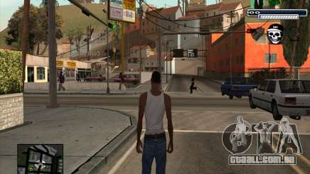 C-HUD Grove Street Gang para GTA San Andreas