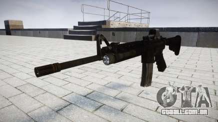 Tática rifle de assalto M4 Black Edition-alvo para GTA 4