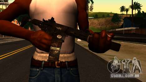 HoneyBadger from CoD Ghosts v2 para GTA San Andreas