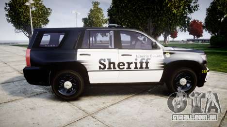 Chevrolet Tahoe 2015 County Sheriff [ELS] para GTA 4