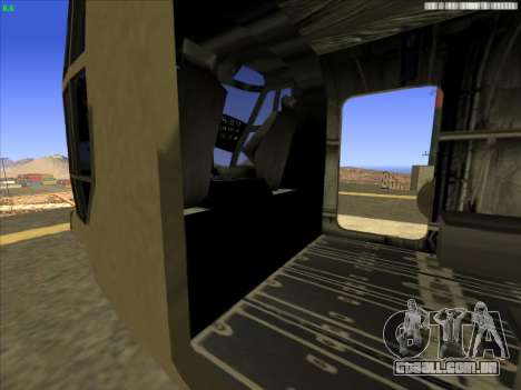 GTA 5 Cargobob para GTA San Andreas