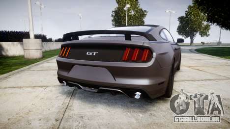 Ford Mustang GT 2015 Custom Kit black stripes para GTA 4
