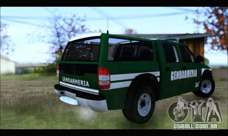 Chevrolet S-10 Gendarmeria para GTA San Andreas