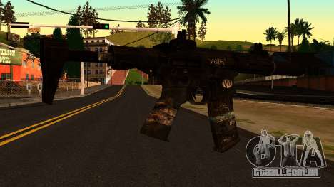 HoneyBadger from CoD Ghosts v2 para GTA San Andreas