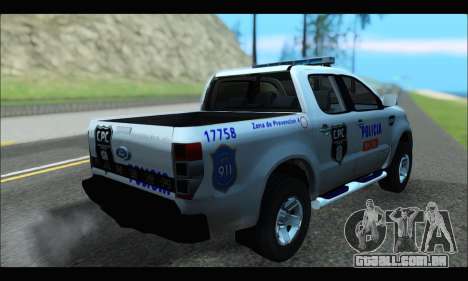 Ford Ranger P.B.A 2015 Text4 para GTA San Andreas
