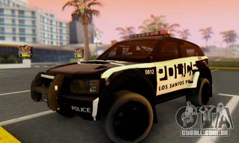 Bowler EXR S 2012 v1.0 Police para GTA San Andreas