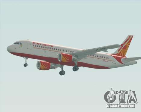 Airbus A320-200 Air India para GTA San Andreas
