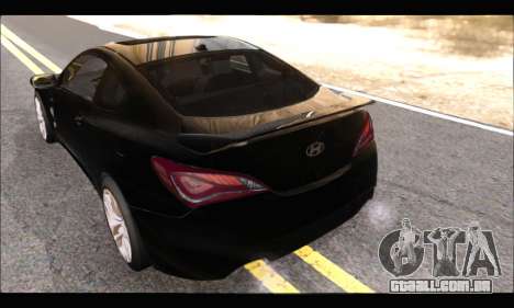 Hyundai Genesis Coupe 3.8 2013 para GTA San Andreas