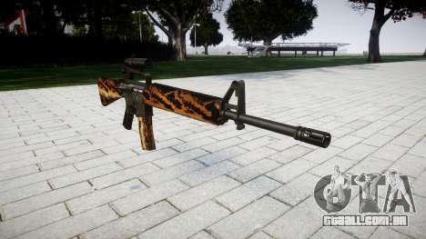 O M16A2 rifle [óptica] tigre para GTA 4