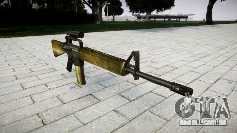 O M16A2 rifle [óptica] de azeite para GTA 4