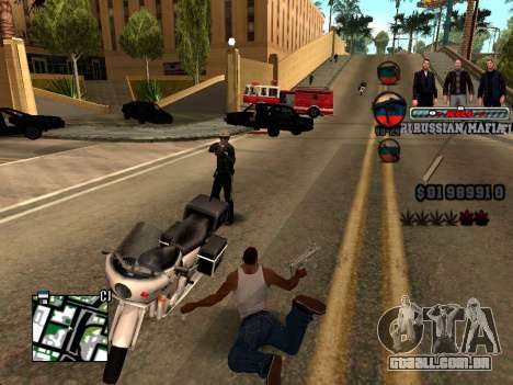 C-HUD Russian Mafia para GTA San Andreas