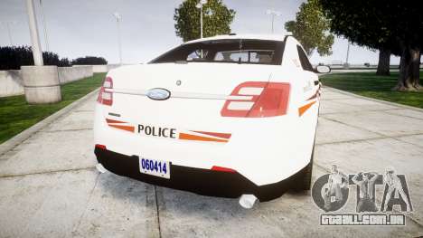 Ford Taurus 2014 Police Interceptor [ELS] para GTA 4
